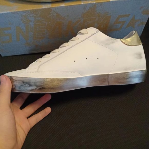  white casual old star dirty sneakers main image 11